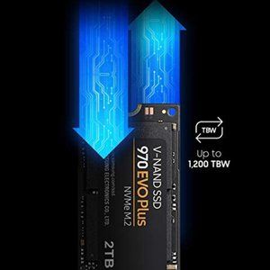 SAMSUNG (MZ-V7S1T0B/AM) 970 EVO Plus SSD 1TB - M.2 NVMe Interface Internal Solid